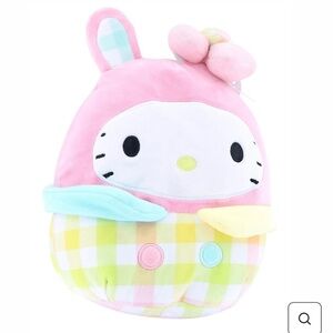 Squishmallows Sanrio Spring 8" Hello Kitty Easter Bunny Plush Toy!